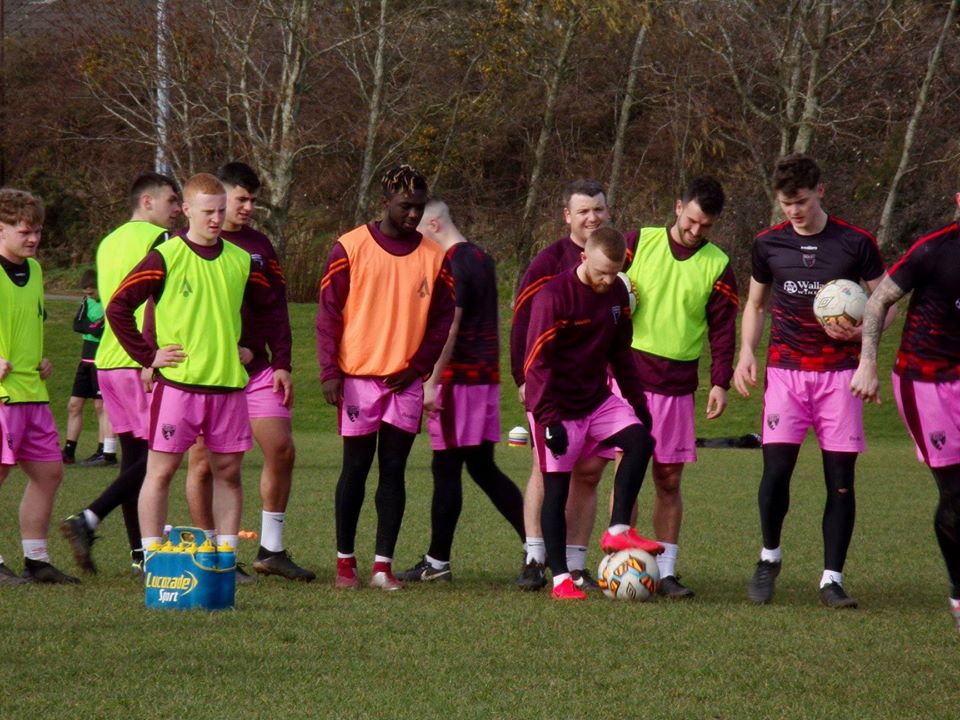 The team's training